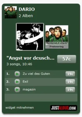 Bild: Musikverkauf mit dem "Online-Shop zum Mitnehmen" bei Justaloud - Online-Plattform ermöglicht virales Marketing