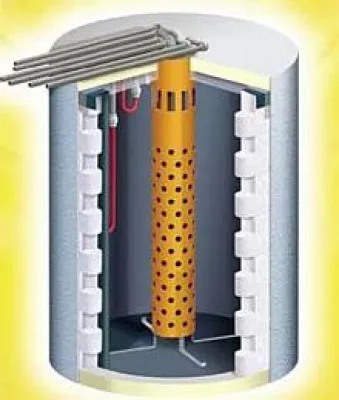 Bild: Paßt durch jede Tür - Individuell gebaute Speicher als effiziente Zentrale der regenerativen Wärmeversorgung