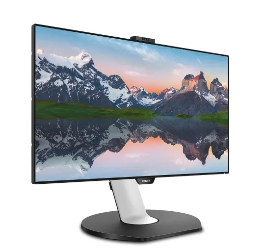 Bild: Der neue 31,5-Zoll-Brilliance-LCD-Monitor von Philips mit USB-C-Dockingstation