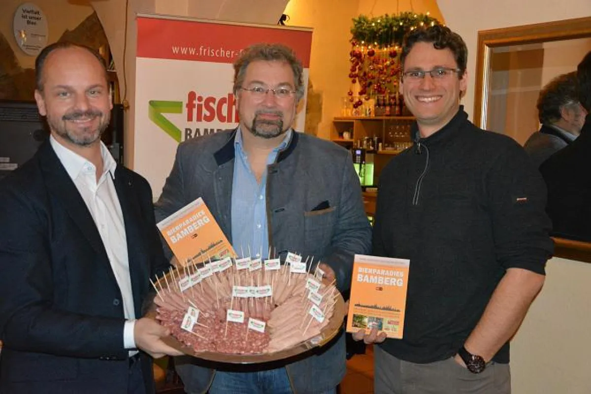 Im Bild v.l. Marcus Fischer, Markus Raupach, Bastian Böttner