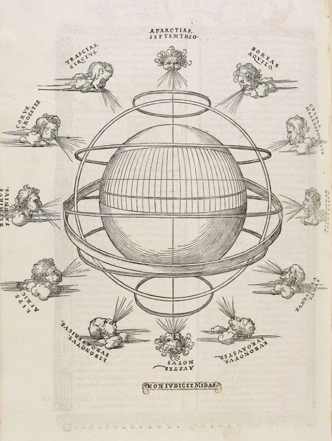 Aus Ptolemäus\' „Geographia“ (1525)