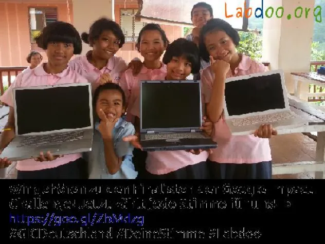 Bild: Labdoo steht im Finale der Google Impact Challenge 2018