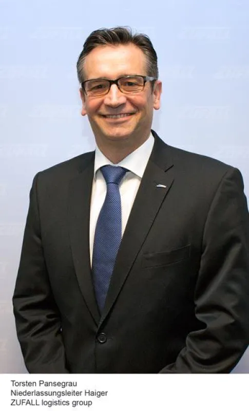 Torsten Pansegrau leitet die ZUFALL-Niederlassung in Haiger. (Bildquelle ZUFALL logistics group)