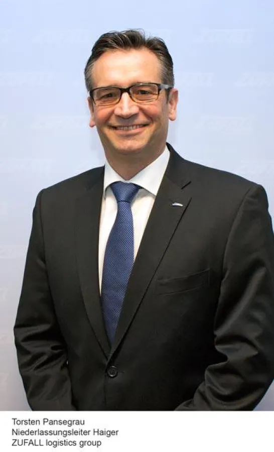Torsten Pansegrau leitet die ZUFALL-Niederlassung in Haiger. (Bildquelle ZUFALL logistics group)
