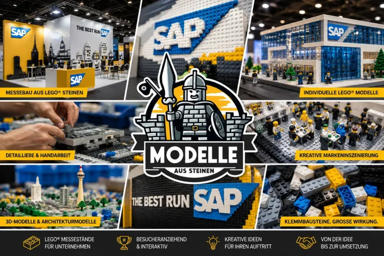Bild: Modelle aus Steinen realisiert individuellen LEGO®-Messestand für SAP