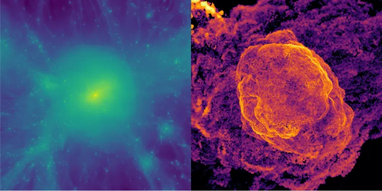 Bild: Kosmische Stoßwellen: Den Geheimnissen von Radiorelikten auf der Spur  