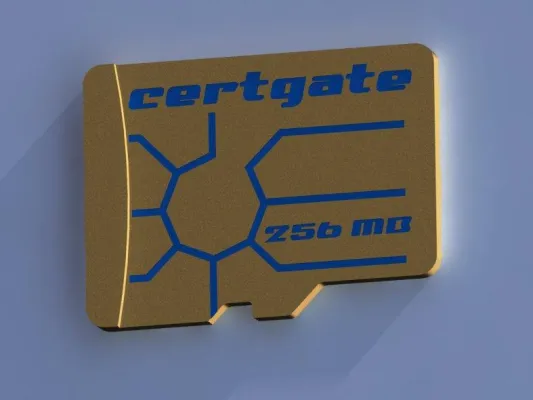 Bild: Die erste Chipkarte für microSD-Slot - höchste Sicherheit für mobile Daten