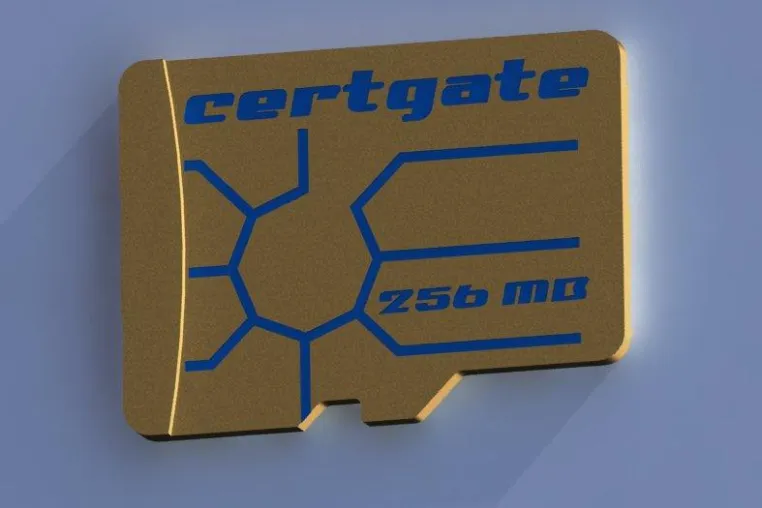 Bild: Die erste Chipkarte für microSD-Slot - höchste Sicherheit für mobile Daten