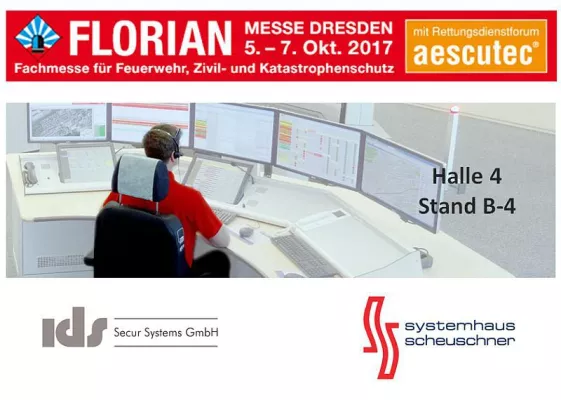 Bild: IDS-Gruppe auf der FLORIAN 2017 in Dresden