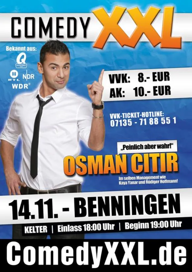 Osman Citir - 14.11.2010 in der Kelter Benningen!