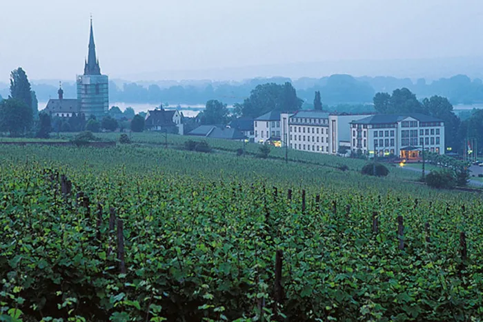 Bild: Savoir Vivre im Rheingau - Etikette Trainerin Lis Droste und Salonière Christiane Nägler halten Hof in der Schloss Schänke des Weinguts Schloss Reinhartshausen