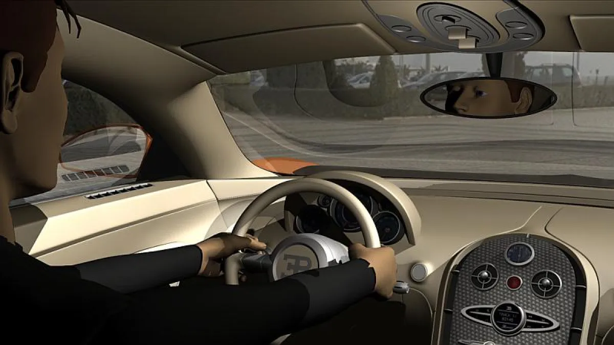 Sichtbarkeitsuntersuchungen im virtuellen Fahrzeug [Bild: ESI-IC.IDO]