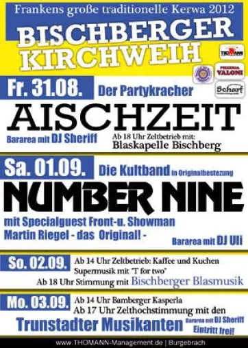 Bild: Kirchweih Bischberg vom 31.08. – 03.09.12 - Wieder großer Kirchweihrummel in Bischberg