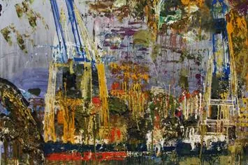 Bild: Eröffnung der Croce Taravellas Einselausstellung "City Landscapes"