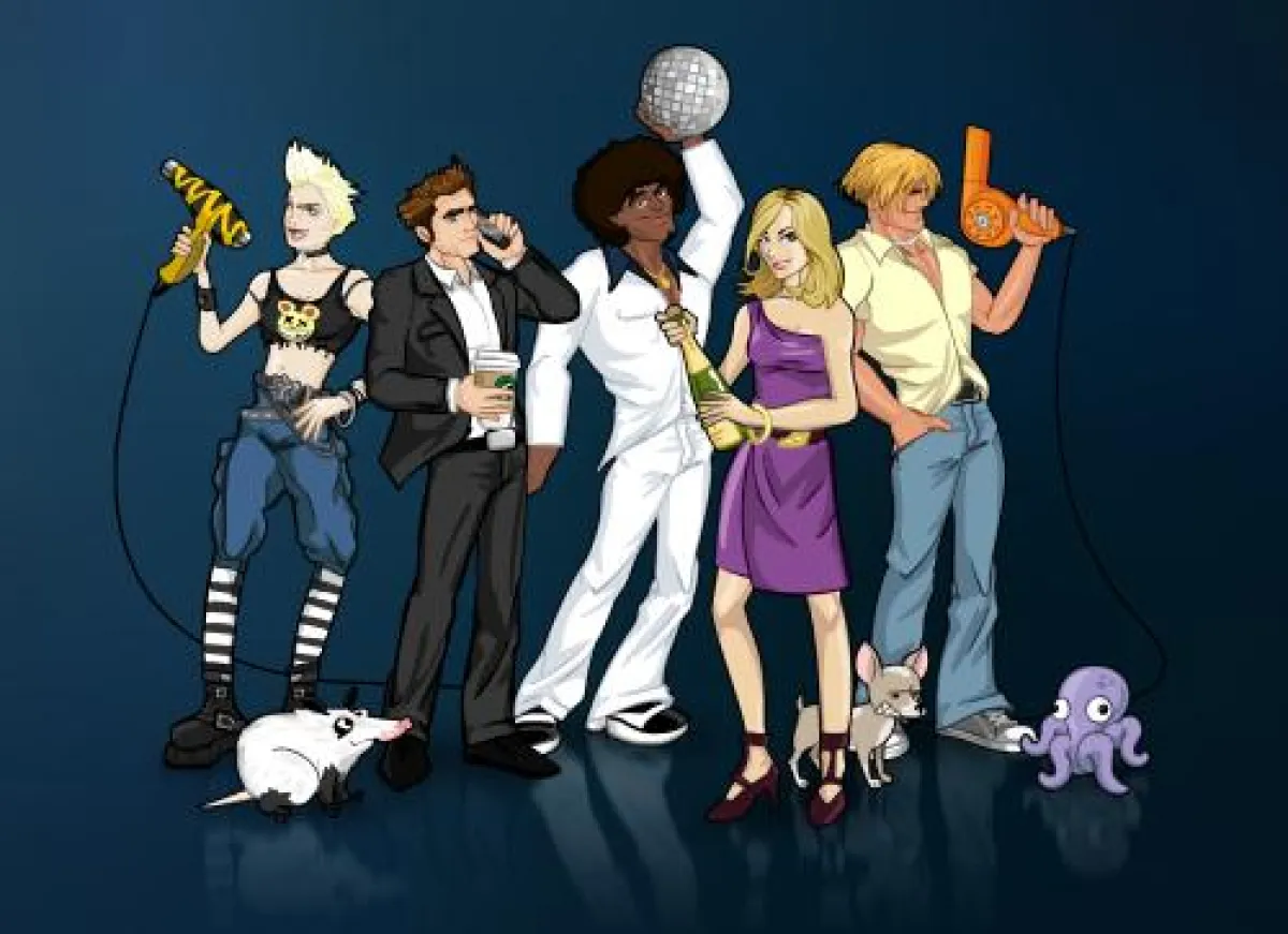 Beim Föhnduell von SYOSS MEN kann der Spieler zwischen fünf außergewöhnlichen Charakteren wählen.