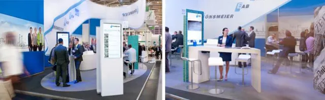 Bild: Vertriebsfördernd: Digital Signage auf IFAT 2012