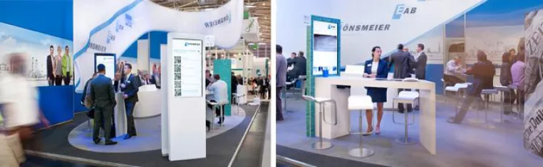 Bild: Vertriebsfördernd: Digital Signage auf IFAT 2012