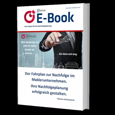Bild: Thomas Suchoweew Vorstand vom Makler Nachfolge Club präsentiert sein neues E-Book Nachfolgeplanung für Makler: