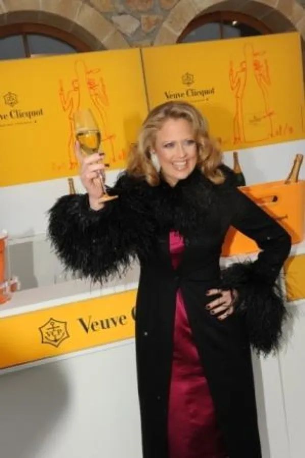 Barbara Schöneberger sang bei Veuve Clicquot in the Snow