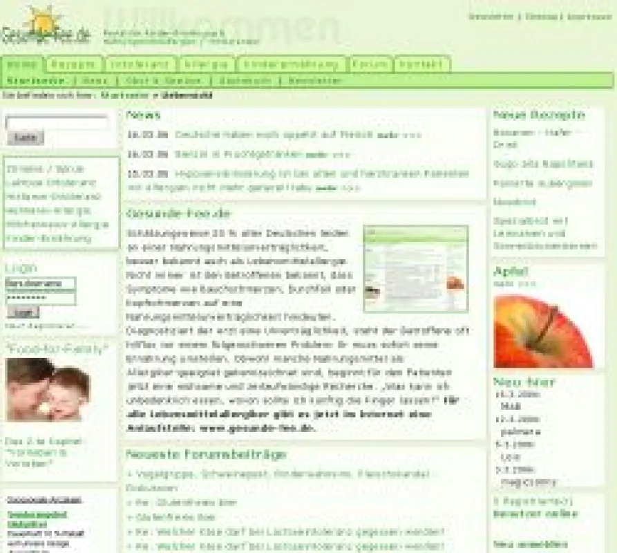 Ernährungsportal Gesunde-Fee.de