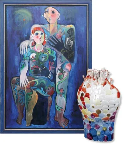 Peter Strang - Malerei & Porzellanobjekte Bild: Peter Strang - Malerei & Porzellanobjekte