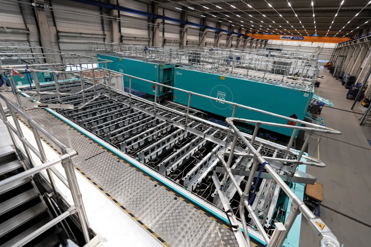 Sichere Montageplattformen für die Wasserstofftechnik (© KRAUSE-Werk GmbH & Co. KG)