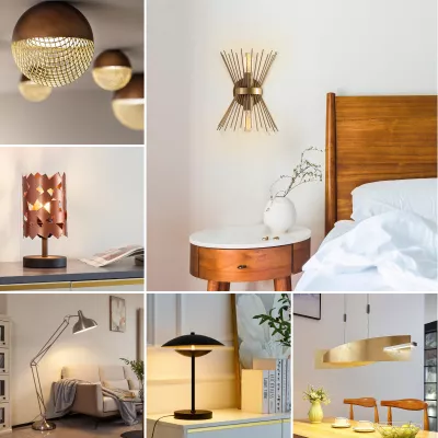 Bild: Schillernde Lichtakzente: Lampenwelt.de präsentiert Lichtideen im Metallic-Flair