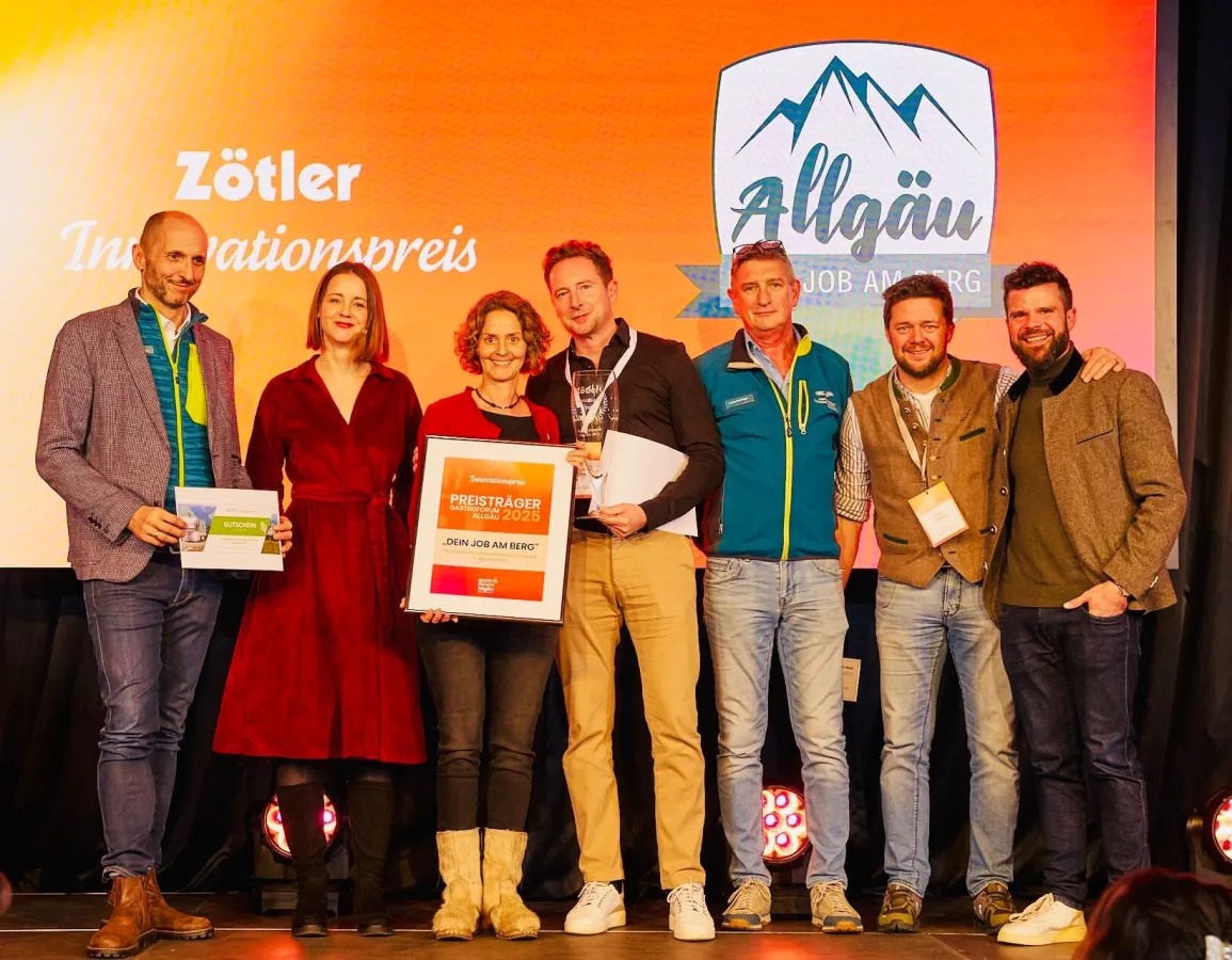 Gewinner des Zötler Innovationspreises (© Gastroforum Allgäu, Chris Settele)