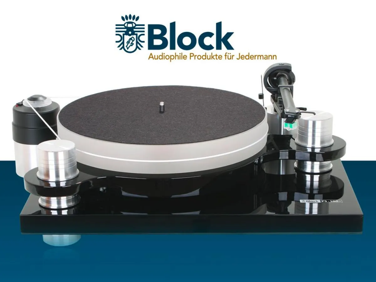 Block PS-100+: Ein High-End- Schallplattenspieler und Designobjekt