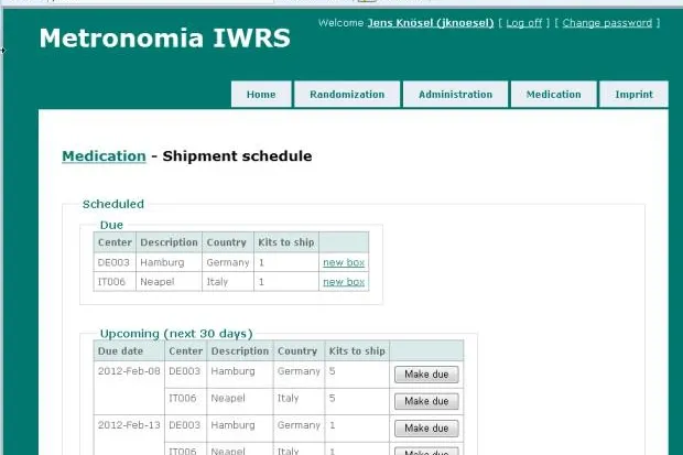 Bild: Metronomia bietet eine neue Version seines IWRS Systems an