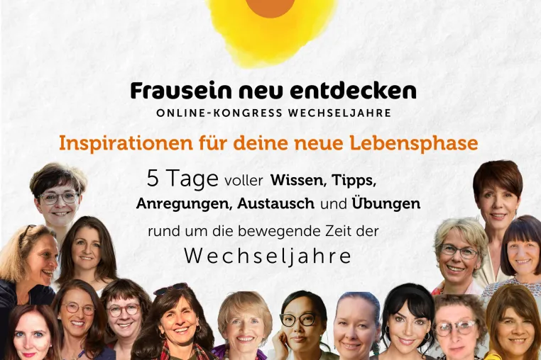Bild: Frausein neu entdecken - Online-Kongress Wechseljahre vom 13.-17. November 2023