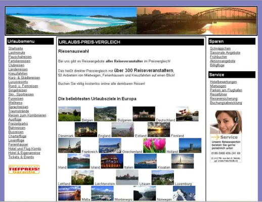 Bild: Reisen vergleichen – mit urlaubs-preis-vergleich.de Urlaubsangebote aus über 300 Reiseveranstaltern wählen