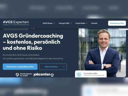 Bild: AVGS Experten: Gefördertes Coaching für den Weg in die Selbstständigkeit