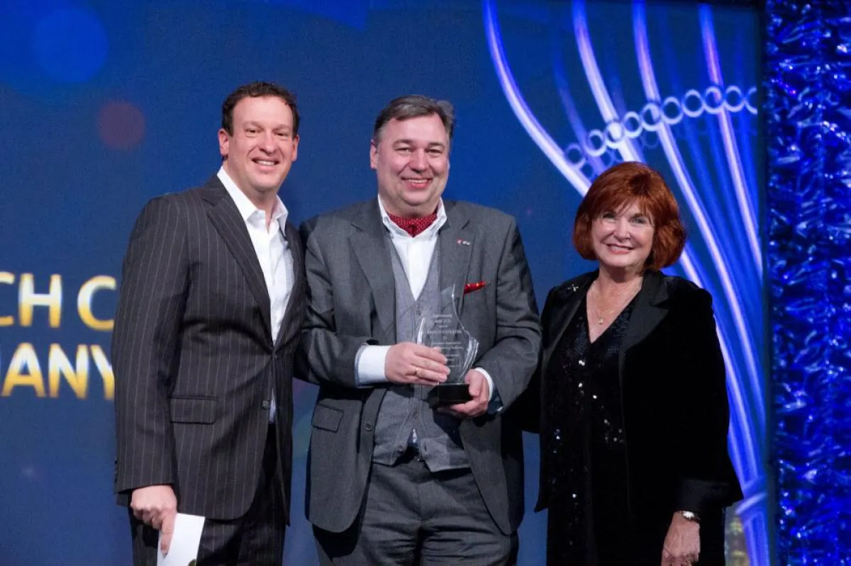 Georg W. Broich, Joyce Wallace u. Warren Dietl von der International Catering Association (ICA)