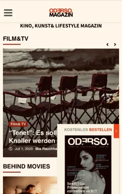 Das Magazin einer jungen Gesellschaft. Odersomagazin exklusiv im Porträt Bild: Das Magazin einer jungen Gesellschaft. Odersomagazin exklusiv im Porträt