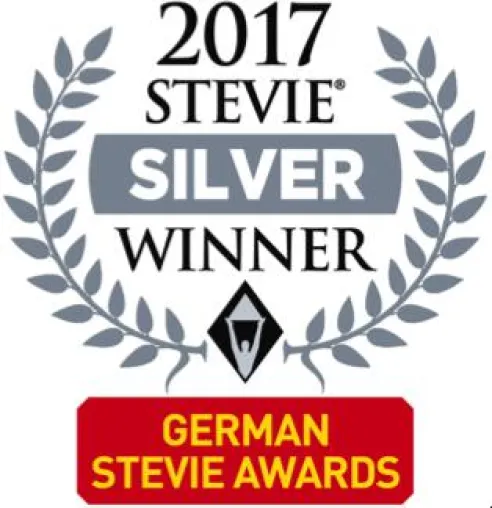 TRANSMATICO gewinnt den SILVER STEVIE® AWARD bei den German Stevie Awards 2017 Bild: TRANSMATICO gewinnt den SILVER STEVIE® AWARD bei den German Stevie Awards 2017