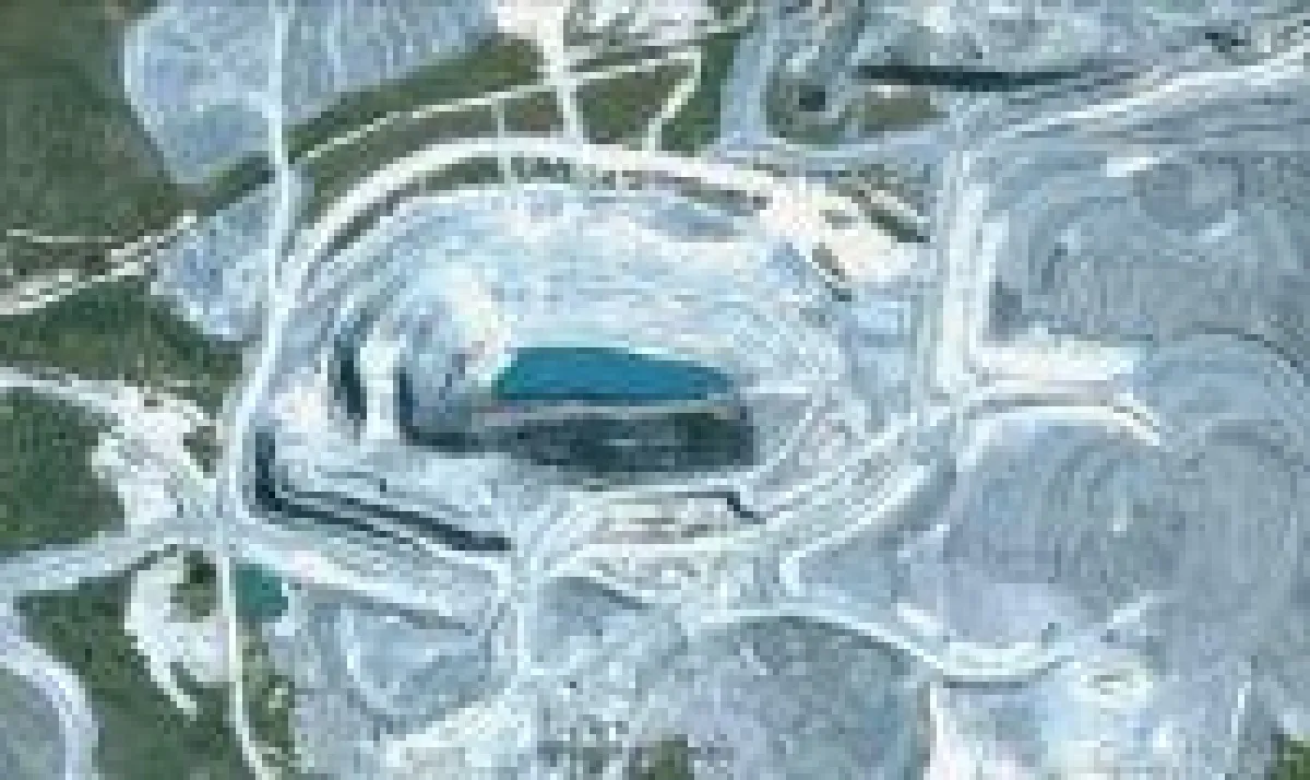 Troilus Mine - Google Earth Bild