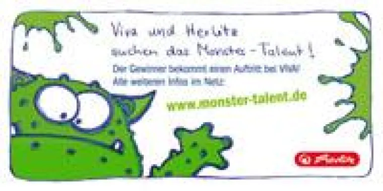 Bild: Endspurt bei der Wahl zum Herlitz Monster-Talent