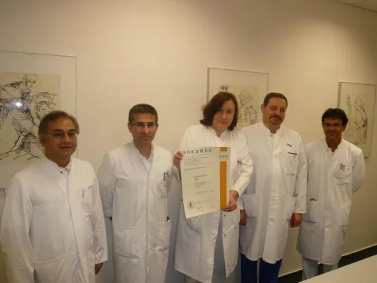 Bild: Gefäßzentrum Olpe wiederholt erfolgreich zertifiziert