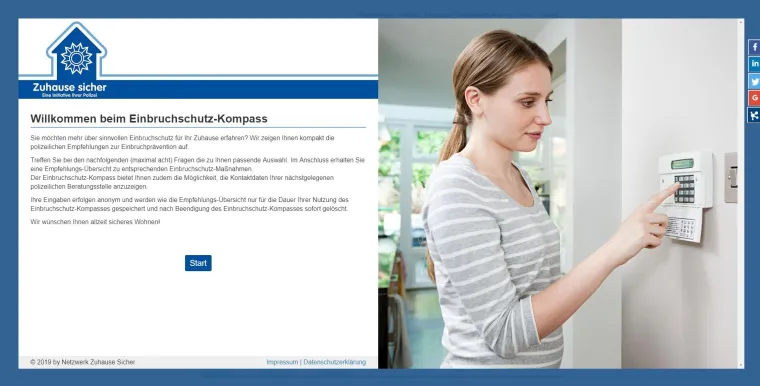 Der Einbruchschutz-Kompass: „Zuhause sicher“ mit neuem Online-Tool Bild: Der Einbruchschutz-Kompass: „Zuhause sicher“ mit neuem Online-Tool