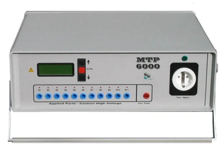 Bild: EKU Elektronik präsentiert den MTP6000 (VDE-Tester mit Hochspannungsprüfung)