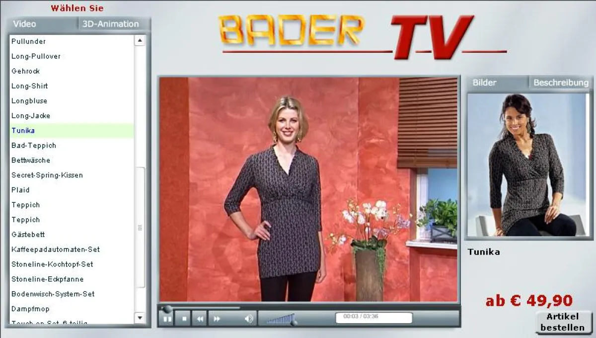 Bader-TV Konsole