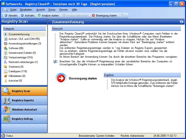 Bild: Registry CleanUP: Windows spürbar beschleunigen
