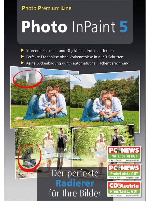 Unerwünschte Objekte lassen sich nun noch einfacher aus Fotos entfernen.