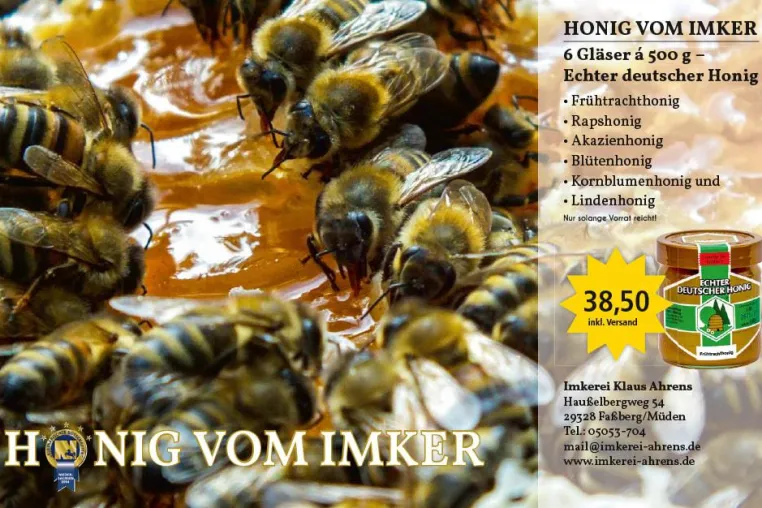 Imkerei Ahrens / Deutschen Honig vom Imker kaufen Bild: Imkerei Ahrens / Deutschen Honig vom Imker kaufen