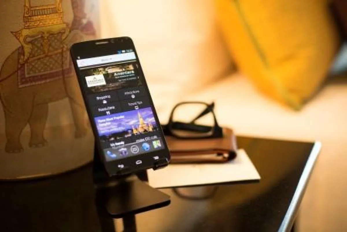 Service-Smartphone bei Anantara
