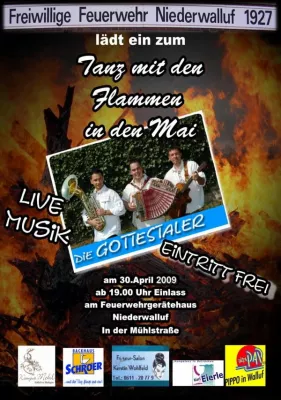 Tanz der Flammen in den Mai 2009 Bild: Tanz der Flammen in den Mai 2009