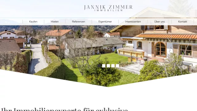 Bild: Immobilienmakler bayerisches Oberland: JANNIK ZIMMER Immobilien