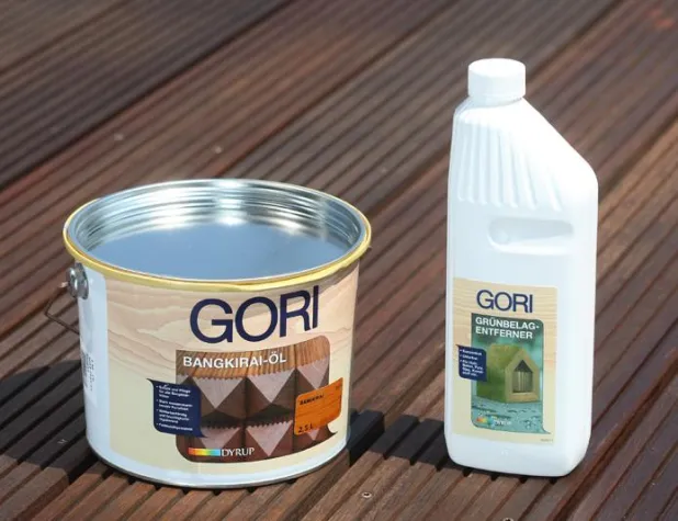 Bild: Professioneller Schutz für Bangkiraihölzer