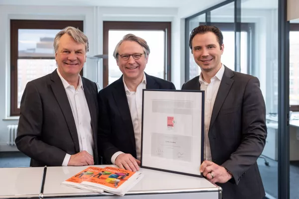 Bild: Lischke Consulting - „Beste Unternehmensberater 2023“ in der Kategorie Maschinen- und Anlagenbau.